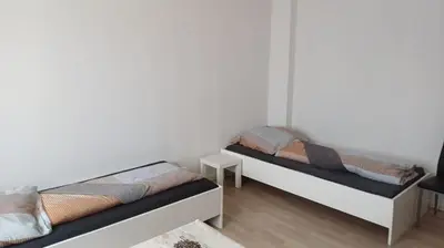 Ein Bett oder Betten in einem Zimmer der Unterkunft K&K Unterkunft Gbr Am Kamannshof
