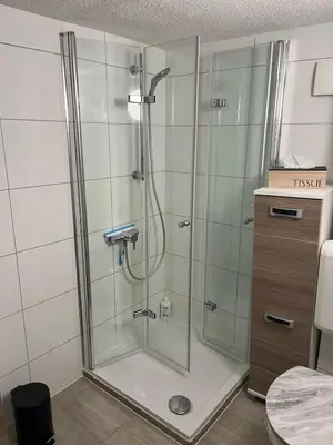 Ein Badezimmer in der Unterkunft Waldstadt Homes, Iserlohn