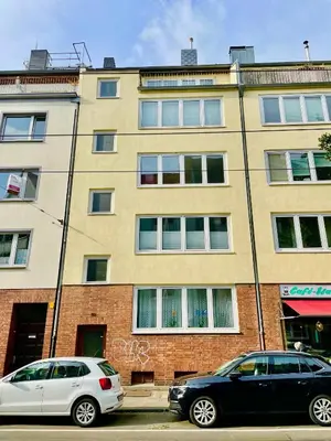 Grundriss der Unterkunft Pempelfort, zentral, Balkon, zu Fuß zur Kö & Stadt, Netflix