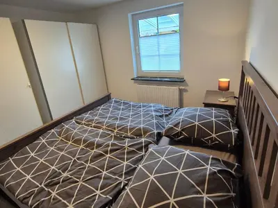 Ein Bett oder Betten in einem Zimmer der Unterkunft Märchenhaftes Wohnen am Stadtrand von Dortmund