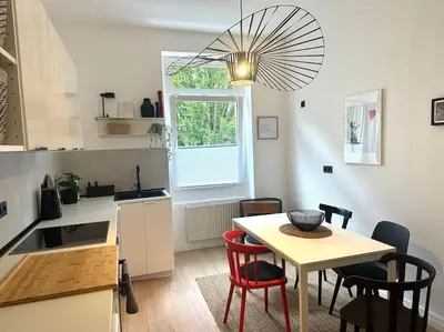 Küche/Küchenzeile in der Unterkunft WohnTRAUM 140qm - 10 Personen - City - Nähe DUS & Dortmund & Köln & Essen