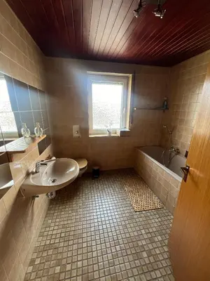 Ein Badezimmer in der Unterkunft 24-7 Living - Fully Equipped Apartment in Waltrop with Top Connection