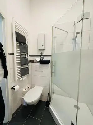 Ein Badezimmer in der Unterkunft TOP Apartment in Elberfeld - Nähe DUS & Dortmund & Köln & Essen