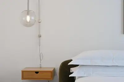 Ein Bett oder Betten in einem Zimmer der Unterkunft Chic and Spacious 2-Room Apt in Wuppertal Center