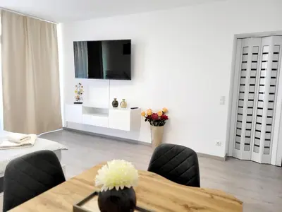 TV/Unterhaltungsangebot in der Unterkunft 2 Zimmer Wohnung in Zentrale Lage