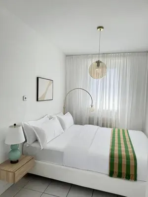 Ein Bett oder Betten in einem Zimmer der Unterkunft Stylish and Modern 2-Room Apartment in Wuppertal City Center