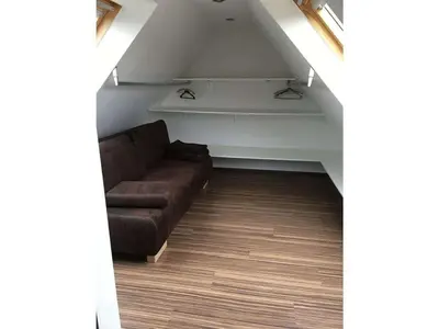 Ein Sitzbereich in der Unterkunft Wehner Comfortable holiday residence