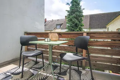 Ein Balkon oder eine Terrasse in der Unterkunft HOMEFY - Balcony Apartment