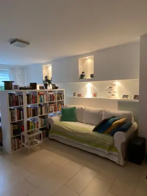 Die Bibliothek in der Ferienwohnung