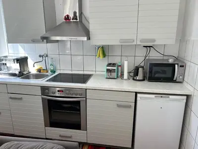 Küche/Küchenzeile in der Unterkunft Resting space