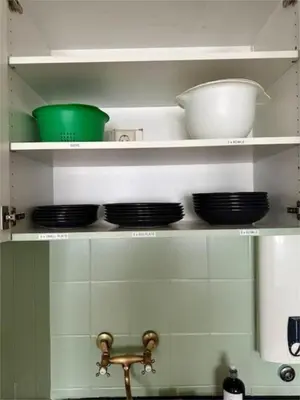 Küche/Küchenzeile in der Unterkunft Boho Bliss 2R Apartment Zentral