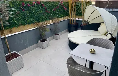 Grundriss der Unterkunft Aura Apartment und Spa Oberhausen