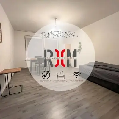 Livemore24 - Apartment 5 in Duisburg WLAN - Smart-TV - 24-7 Check-in und Küche
