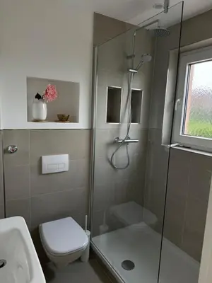 Ein Badezimmer in der Unterkunft Cozy Apartment Wolke