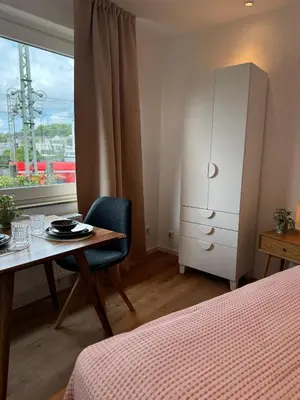 Ein Bett oder Betten in einem Zimmer der Unterkunft Cozy Apartment Wolke