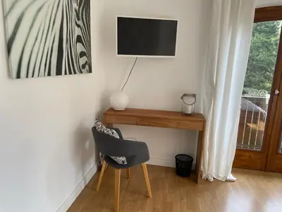 TV/Unterhaltungsangebot in der Unterkunft Gästeappartement Ratingen-Hösel