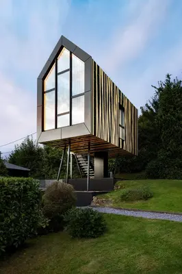 Das Gebäude in dem sich das Ferienhaus befindet