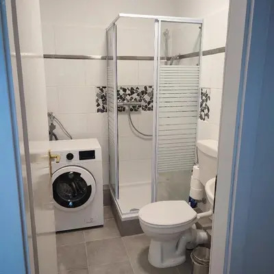 Ein Badezimmer in der Unterkunft Nordwind