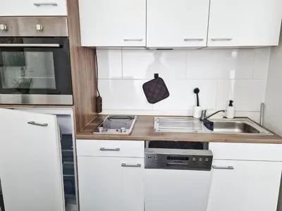 Küche/Küchenzeile in der Unterkunft stayVision LS1 Wohnung 1 - 2 Schlafzimmer - 6 Gäste - top WLAN