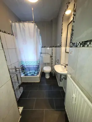 Ein Badezimmer in der Unterkunft Unterkunft in Castrop-Rauxel, Henrichenburg mit guter Verkehrsanbindung