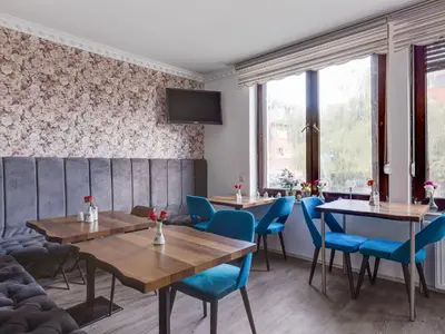 Ein Sitzbereich in der Unterkunft Oberhausen Urban Retreat