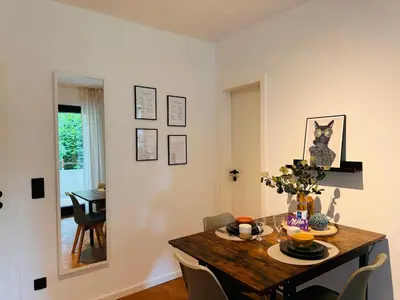 Grundriss der Unterkunft Klassen Stay - Design Apartment - Balkon - Netflix - Nähe Messe