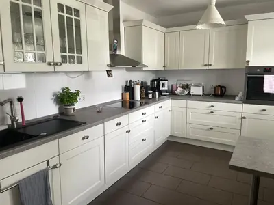 Küche/Küchenzeile in der Unterkunft Casa Weitblick