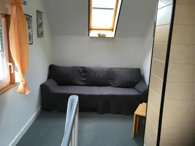 Ein Sitzbereich in der Unterkunft Ferienhaus Pacco