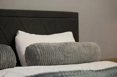 Ein Bett oder Betten in einem Zimmer der Unterkunft SANO - Hagen - Ascheroth