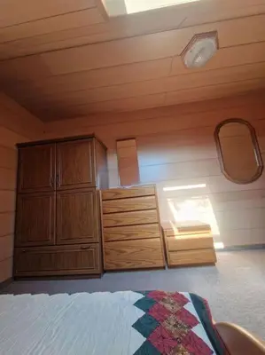 Ein Bett oder Betten in einem Zimmer der Unterkunft Appartement mit 2 separaten Schlafzimmern