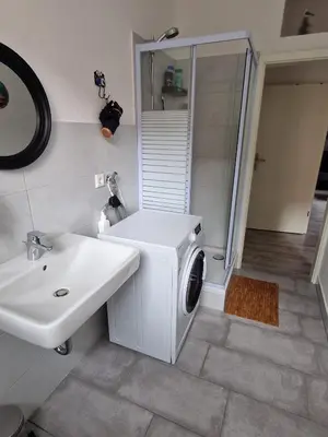 Ein Badezimmer in der Unterkunft Ostwind