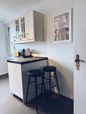 Küche/Küchenzeile in der Unterkunft SuperSuite2 BohoApartment Balkon