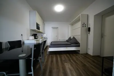 Ein Bett oder Betten in einem Zimmer der Unterkunft Gemütliche Suite im Erdgeschoss - WLAN
