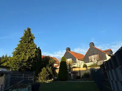 Das Gebäude in dem sich das Ferienhaus befindet