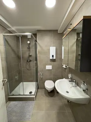 Ein Badezimmer in der Unterkunft Ruehome