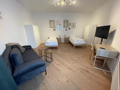 TV/Unterhaltungsangebot in der Unterkunft WhiteWood-Apartment - Nähe A43 - zentral - inkl WiFi
