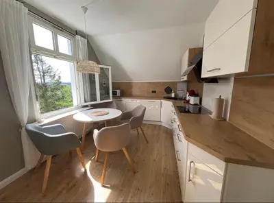 Grundriss der Unterkunft Moderne Altbauwohnung im Grünen