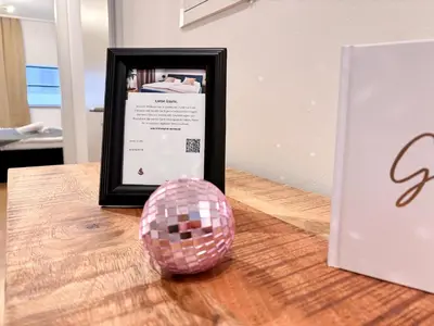 Grundriss der Unterkunft ThinkPink! Apartment im Herzen Dortmunds