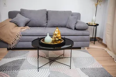 Ein Sitzbereich in der Unterkunft Dortmunder Erdgeschoss-Luxusloft mit großen Balkon, Netflix und 250 Mbytes Highspeed Wifi
