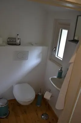 Ein Badezimmer in der Unterkunft Fabrikantenvilla