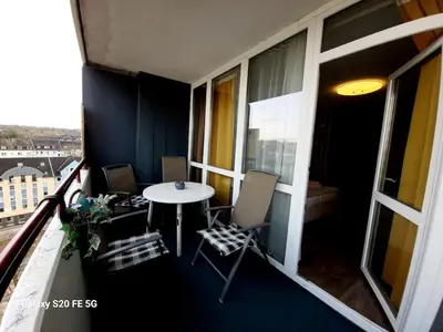Grundriss der Unterkunft 2-Zimmer 4 Person, Balkon, Parkplatz