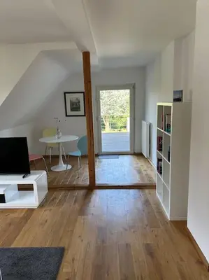 TV/Unterhaltungsangebot in der Unterkunft 2-Zimmerwohnung mit Terrasse