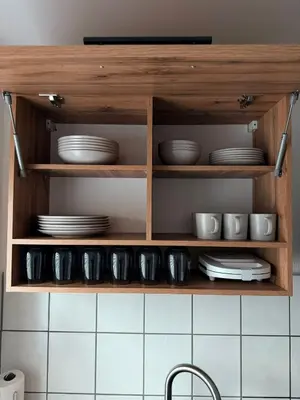 Küche/Küchenzeile in der Unterkunft Hammer Apartment