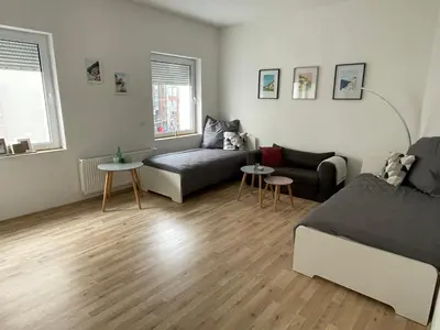 Ein Bett oder Betten in einem Zimmer der Unterkunft Gemütliches City Apartment