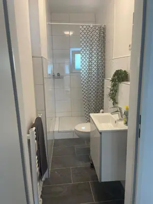 Ein Badezimmer in der Unterkunft Gemütliches City Apartment