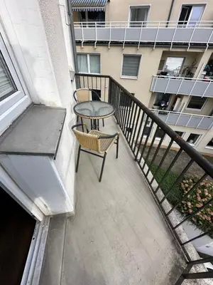 Ein Balkon oder eine Terrasse in der Unterkunft Seibel's SUITES - Appartement Wohnung mitten in Rüttenscheid