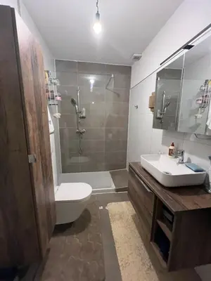 Ein Badezimmer in der Unterkunft Schöne unterkunft