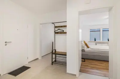 Ein Bett oder Betten in einem Zimmer der Unterkunft 24-7 Living - Lüdinghausen Apartments