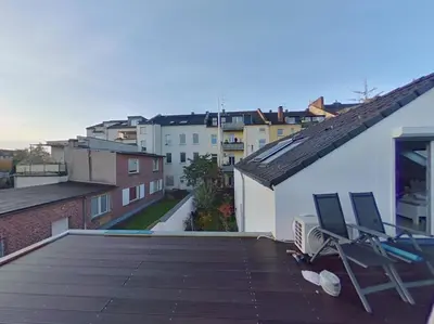 Das Gebäude in dem sich die Ferienwohnung befindet