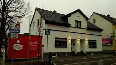 Das Gebäude in dem sich die Ferienwohnung befindet